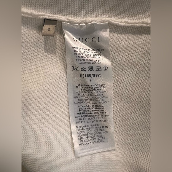 Gucci X Angela Nguyen Kawaii Embroidered Silk Blend Mini Dress Size Small - Picture 7 of 9